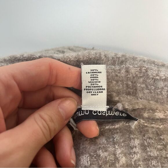 Autumn Cashmere Brown Rib Drape Knit Cashmere/Wool Cardigan Sweater Size S - Picture 5 of 5